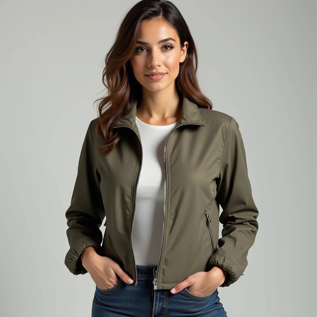 Lightweight Full Zip Jacket Women - Lightweight Full Zip Jacket Women for Everyday Comfort