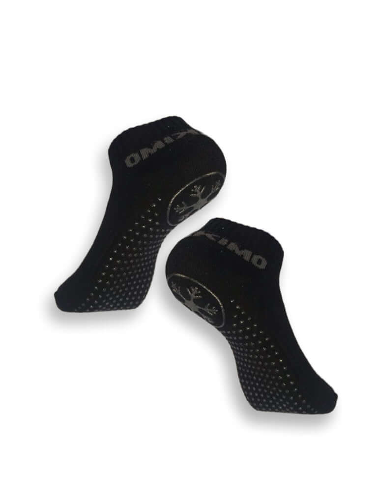 Antislips Grip Sock - Ankle - Black - 5 pair pack - Hot Eskimo